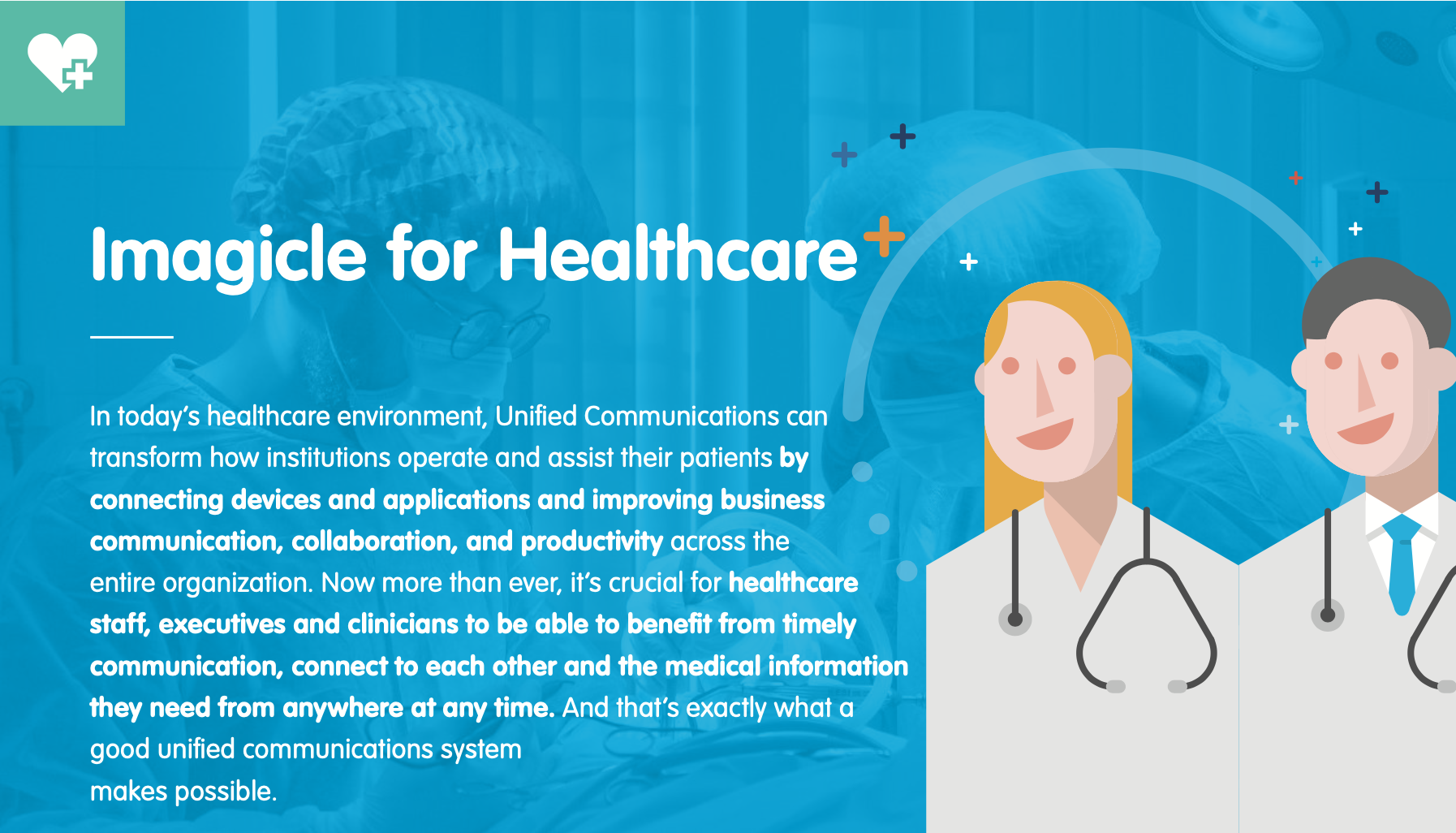 Imagicle Unified Communications for Healthcare.